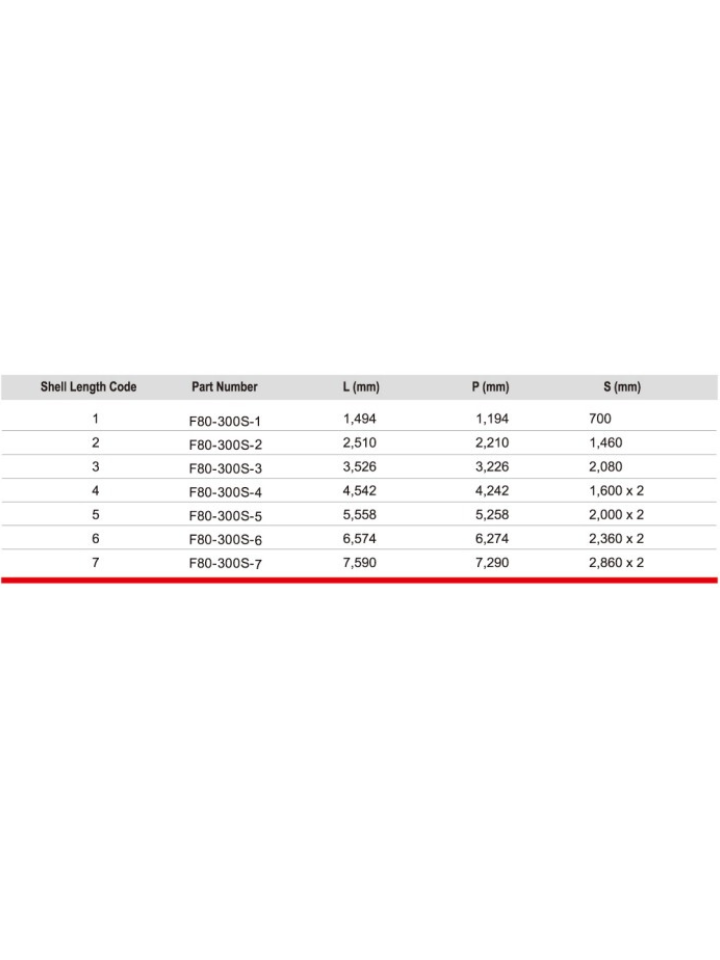 8” Standard Pressure Vessel | F80-300S